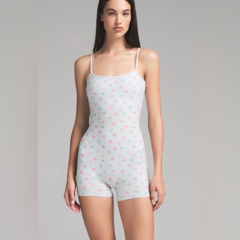 SKIMS Claud Candy Print Onesie